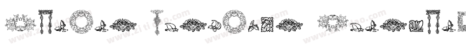 Menina Graciosa Ornaments Two字体转换
